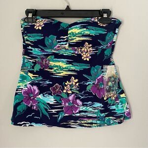 Tommy Bahama Sweetheart-Neck Printed Halter Bandini Women's Swimsuit Floral XS